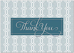 Pattern Thank You Card A9064D-X